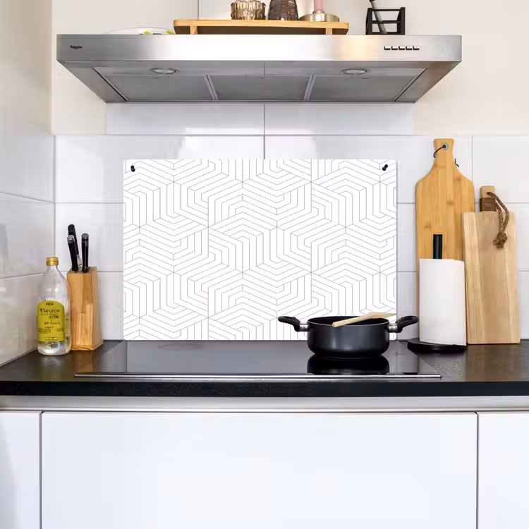 Abstract - Patronen - Design - Lijn Inductie beschemer met haakjes klein 777 -sfeer2