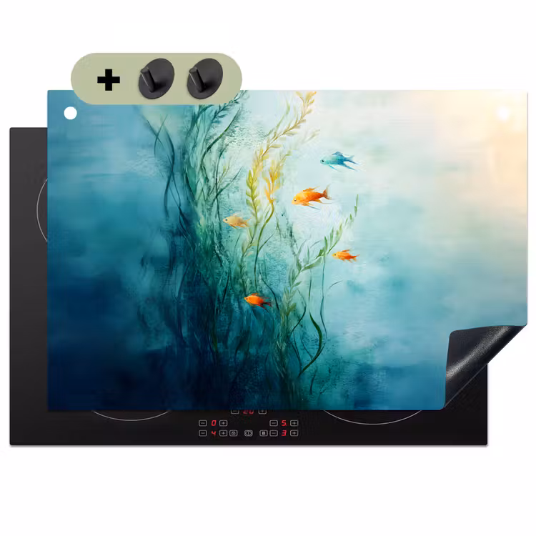 Waterplanten - Vissen - Kleurrijk - Water Inductie beschemer met haakjes klein -3d