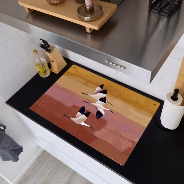 Vogels - Snavel - Abstract Inductie beschemer met haakjes klein -sfeer1