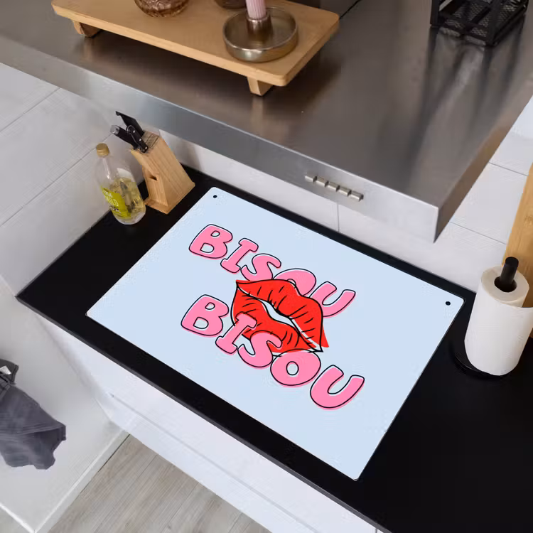 Bisou - Blauw - Roze - Lippen Inductie beschemer met haakjes klein -sfeer1