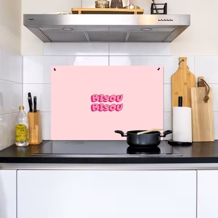 Bisou - Roze - Schaduw Inductie beschemer met haakjes klein -sfeer2