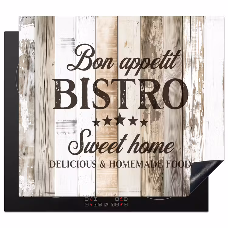 Bistro Welkomstbord Inductie beschermer vinyl 3mm middel -3d