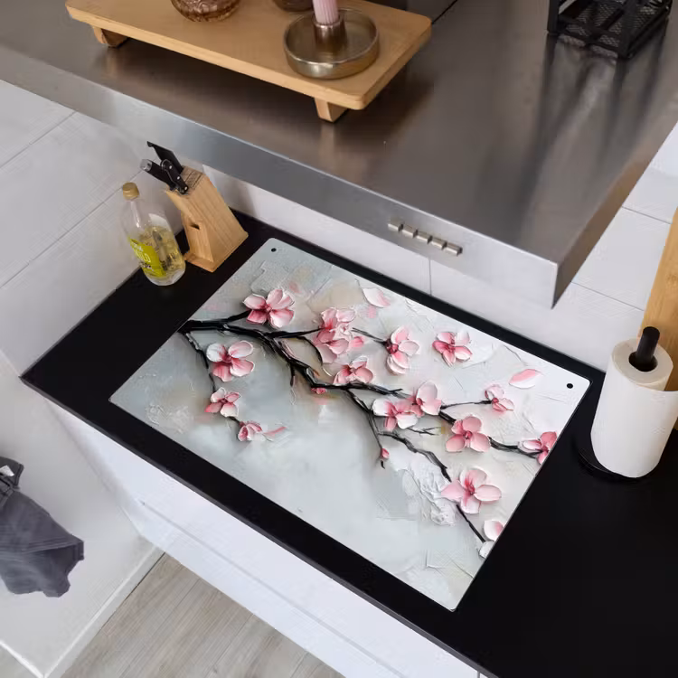 Bloesem - Kunstzinnig - Roze - Sakura Inductie beschemer met haakjes klein -sfeer1