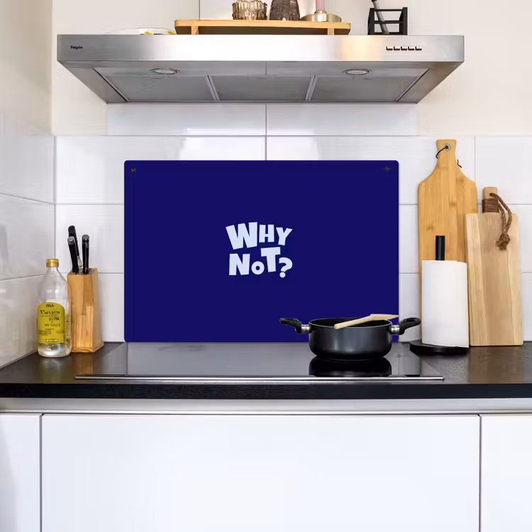 Blauw - Why not - Minimalistisch Inductie beschemer met haakjes klein -sfeer2