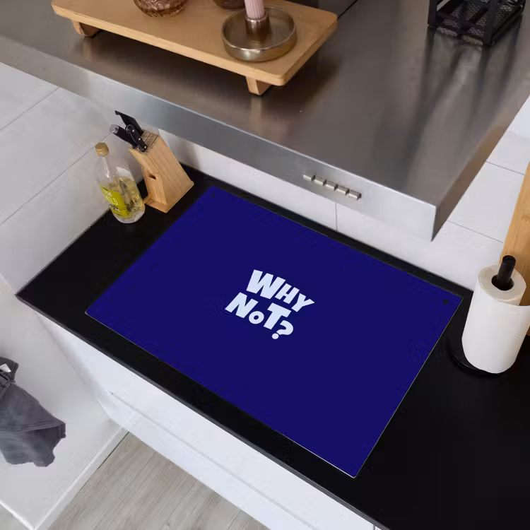 Blauw - Why not - Minimalistisch Inductie beschemer met haakjes klein -sfeer1