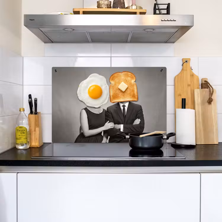 Ontbijt - Koppel - Ei - Brood Inductie beschemer met haakjes klein -sfeer2