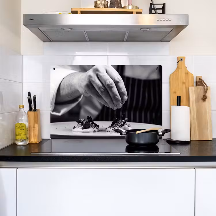 Chef - Garnering - Gerecht Inductie beschemer met haakjes klein -sfeer2