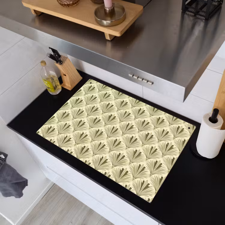 Klassiek - Waaier - Groen Inductie beschemer met haakjes klein 777 -sfeer1