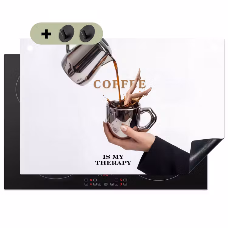 Koffie - Mok - Kan - Therapie Inductie beschemer met haakjes klein -3d