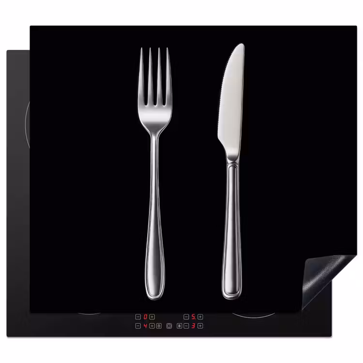 Bestek - Klassiek - Elegant Inductie beschermer vinyl 3mm middel -3d