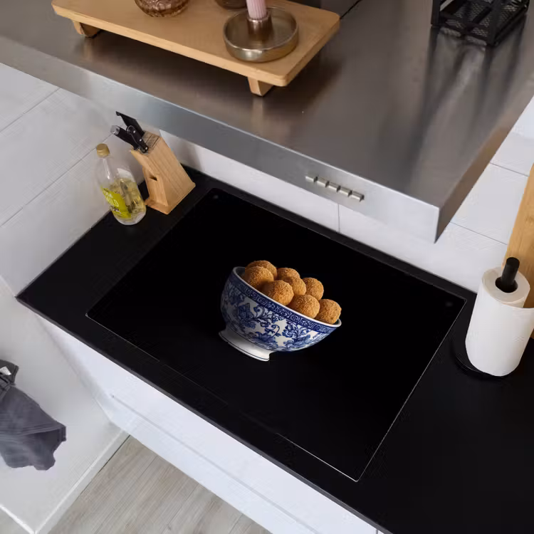 Delfts blauw - Bitterballen - Holland - Schaal Inductie beschemer met haakjes klein -sfeer1