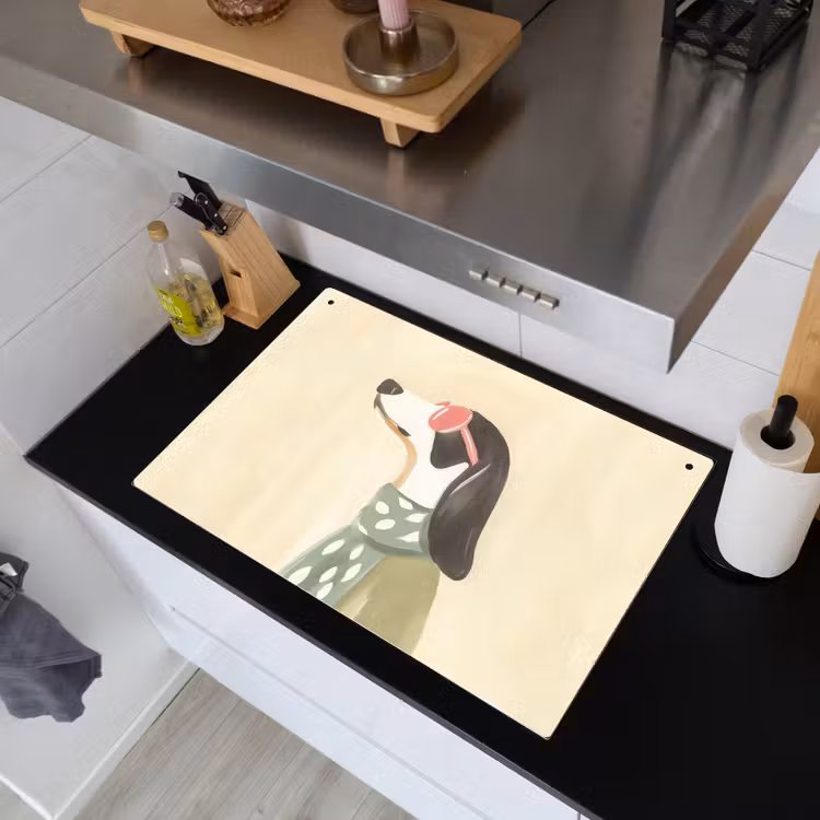 Hond - Zonnebril - Sjaal Inductie beschemer met haakjes klein -sfeer1