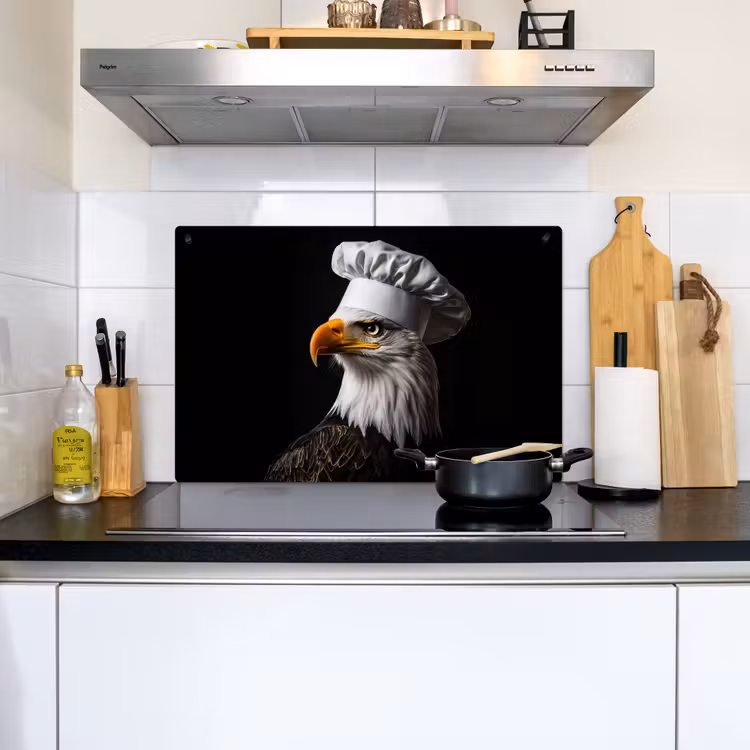 Arend -Amerika - Koksmuts - Vogel - Stoer Inductie beschemer met haakjes klein -sfeer2