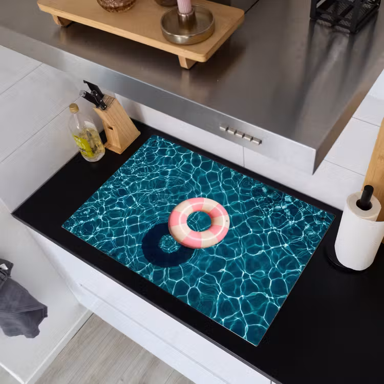 Drijvend - Zwemband - Water Inductie beschemer met haakjes klein -sfeer1