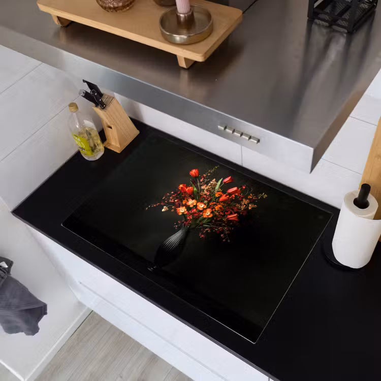 Bloemen - Takken - Boeket Inductie beschemer met haakjes klein -sfeer1