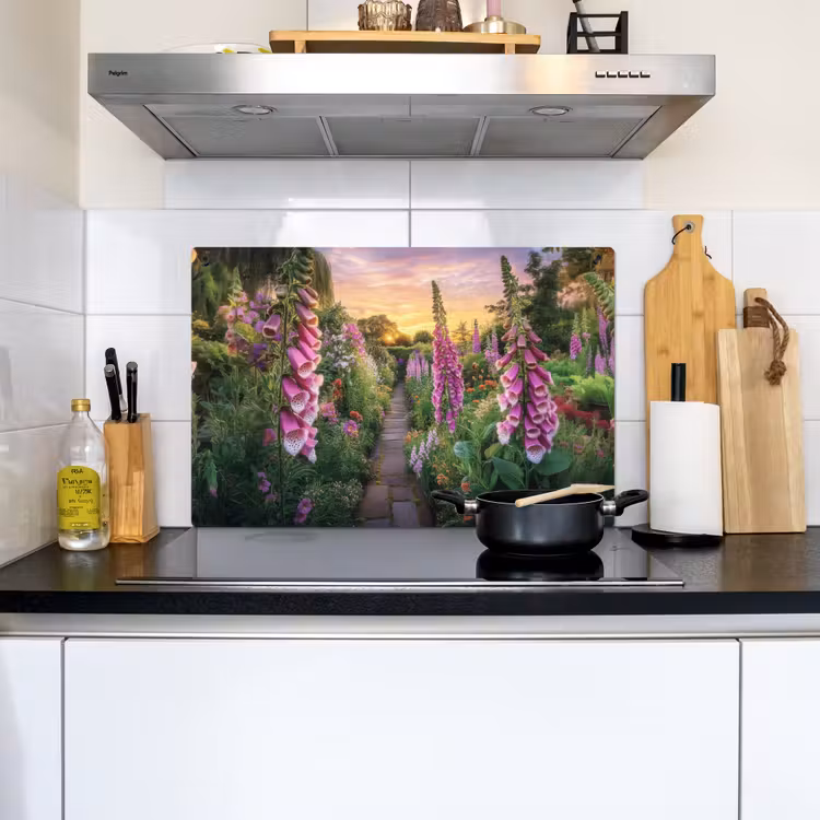 Vingerhoedskruid - Bloemen - Tuin Inductie beschemer met haakjes klein -sfeer2