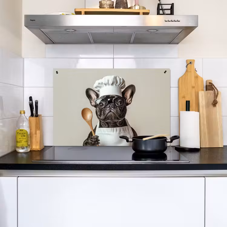 Bril - Hond - Kok Inductie beschemer met haakjes klein -sfeer2