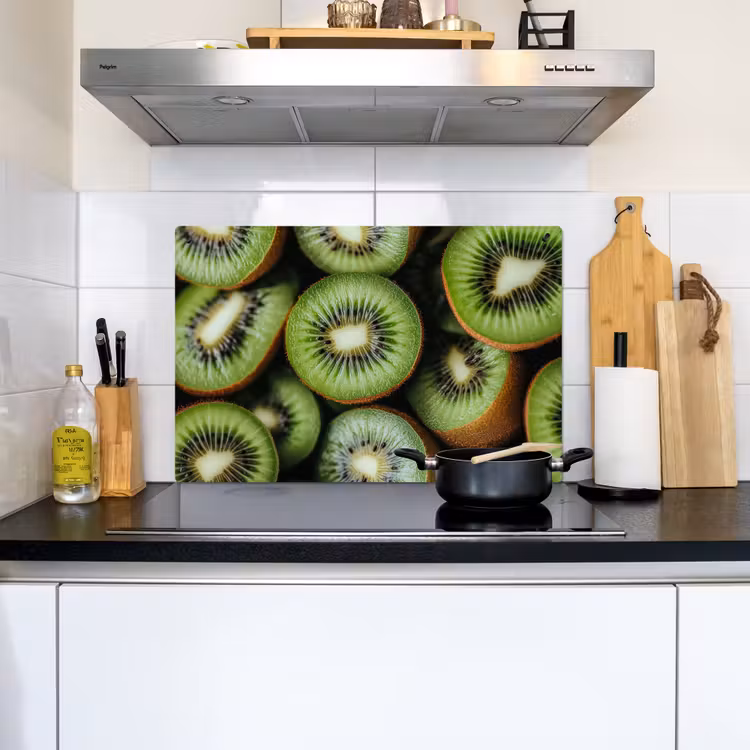 Kiwi - Fruit - Groen Inductie beschemer met haakjes klein -sfeer2