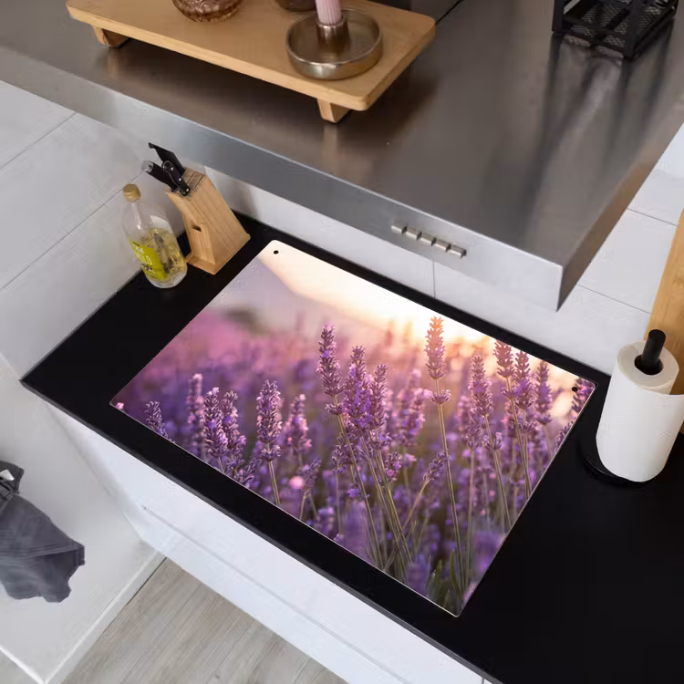 Lavendel - Paars - Zonlicht Inductie beschemer met haakjes klein -sfeer1