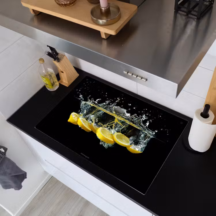 Citroen - Water - Fruit Inductie beschemer met haakjes klein -sfeer1