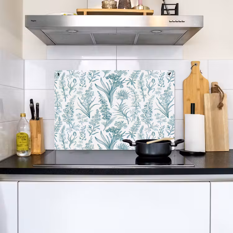 Lovely - Garden - Emerald Inductie beschemer met haakjes klein 777 -sfeer2