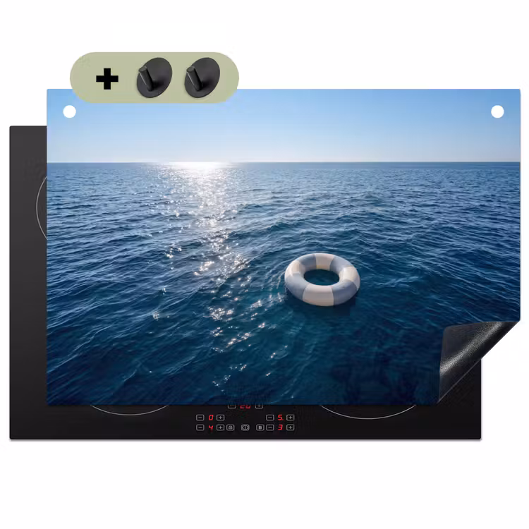 Oceaan - Zwemband - Horizon Inductie beschemer met haakjes klein -3d