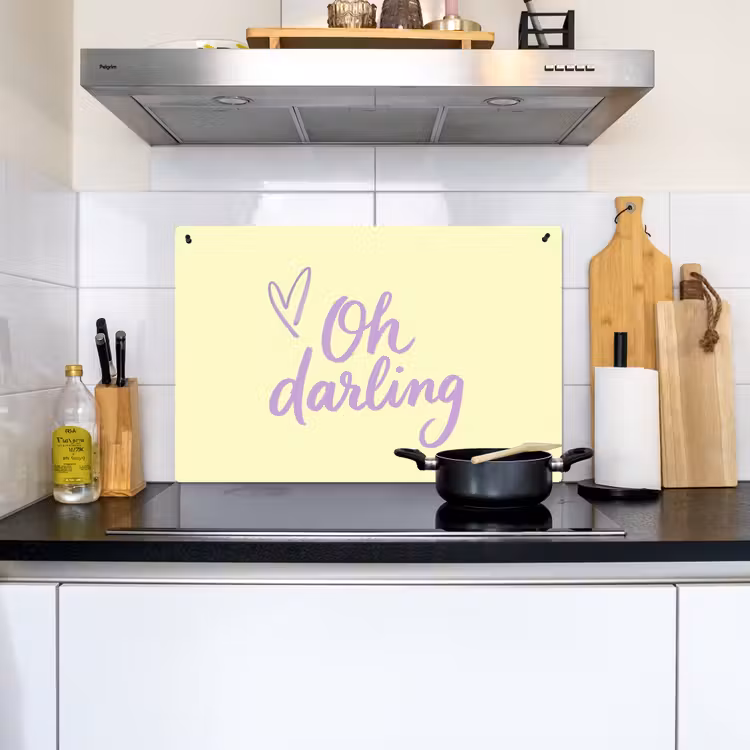 Oh darling - Geel - Hart Inductie beschemer met haakjes klein -sfeer2