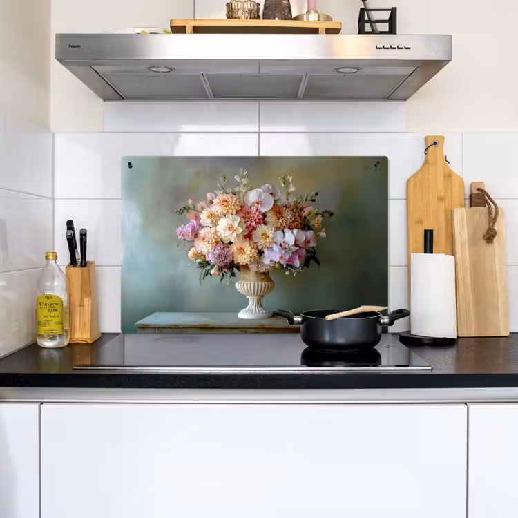 Orchidee - Boeket - Vaas - Bloemen Inductie beschemer met haakjes klein -sfeer2