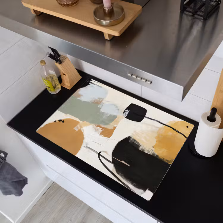 Paint - Abstract - Kleuren Inductie beschemer met haakjes klein -sfeer1