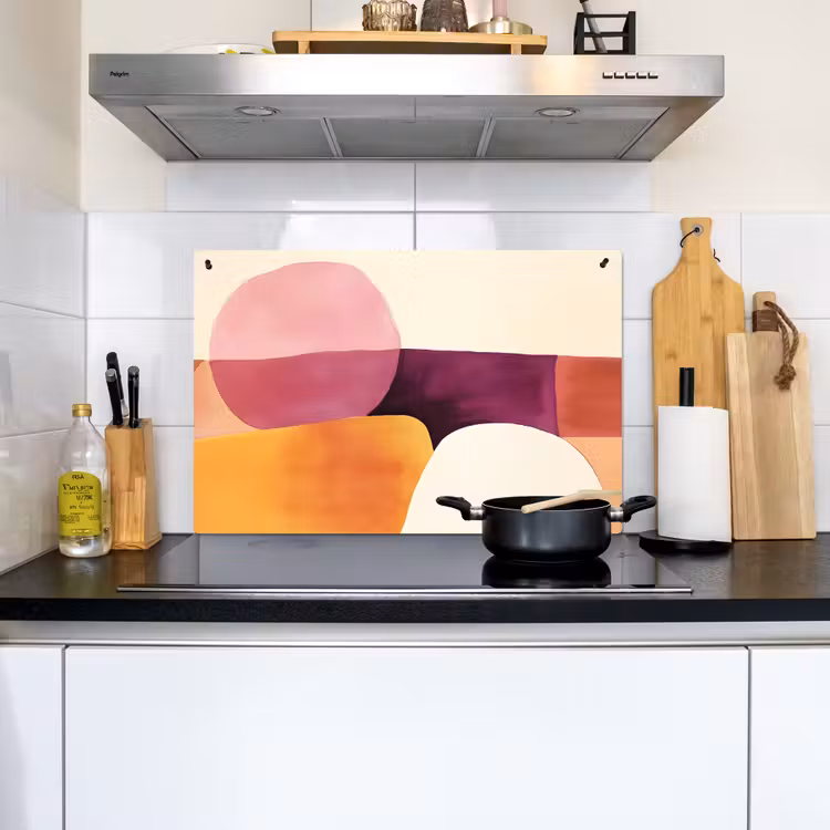 Vormen - Abstract - Kleurrijk Inductie beschemer met haakjes klein -sfeer2