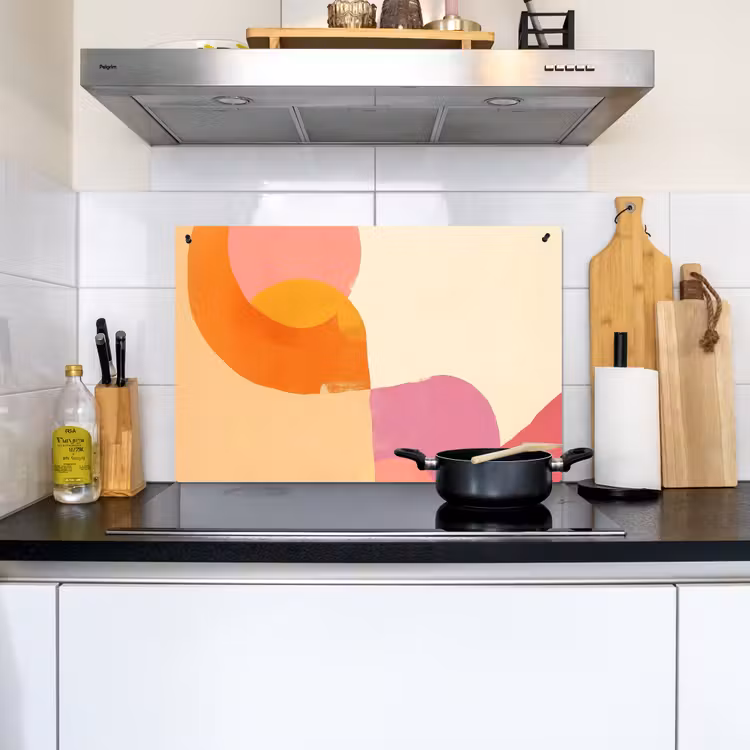 Vormen - Abstract - Kleurrijk Inductie beschemer met haakjes klein -sfeer2