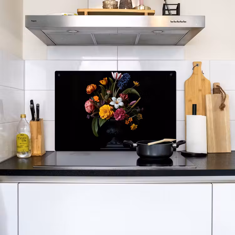 Lente - Bloemen - Klassiek - Vaas Inductie beschemer met haakjes klein -sfeer2