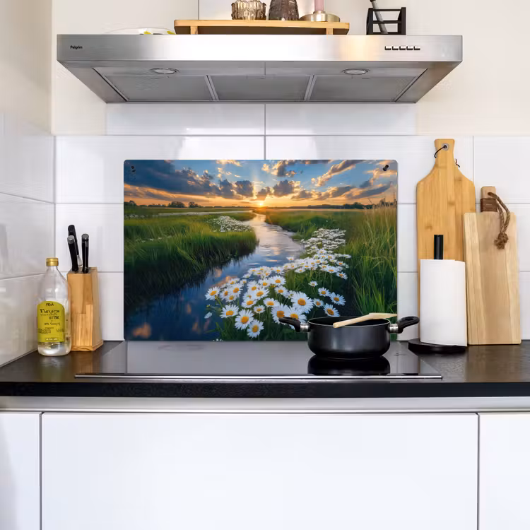 Beekje - Landschap - Margriet Inductie beschemer met haakjes klein -sfeer2
