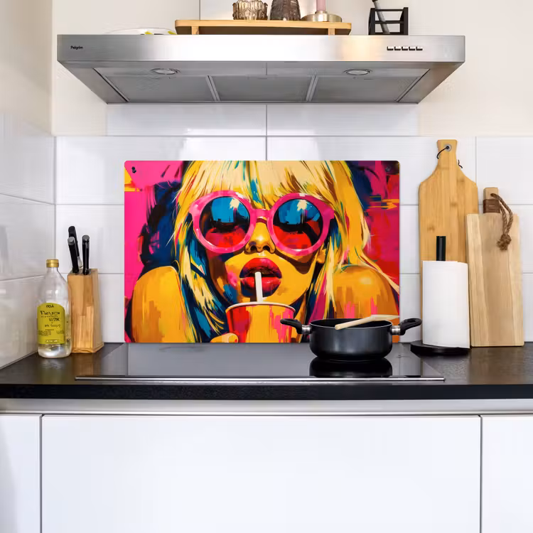 Zonnebril - Roze - Vrouw - Rietje Inductie beschemer met haakjes klein -sfeer2