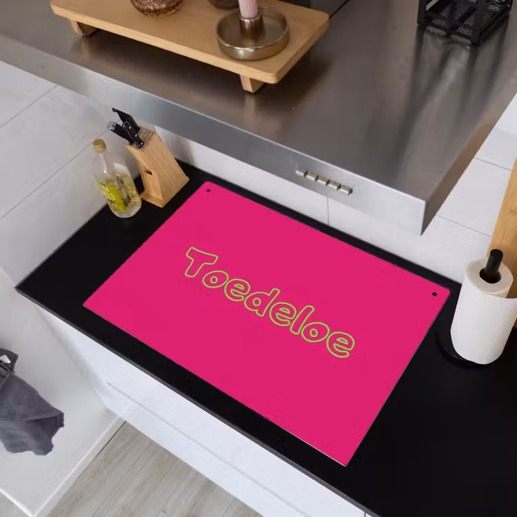 Toedeloe - Groen - Roze Inductie beschemer met haakjes klein -sfeer1