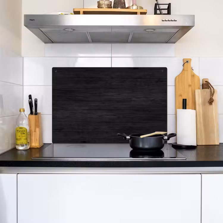 Hout - Plank - Textuur - Vintage Inductie beschemer met haakjes klein -sfeer2