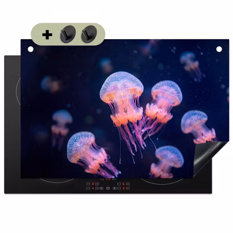 Dier - Onderwater - Natuur - Roze - Mysterieus Inductie beschemer met haakjes klein -3d