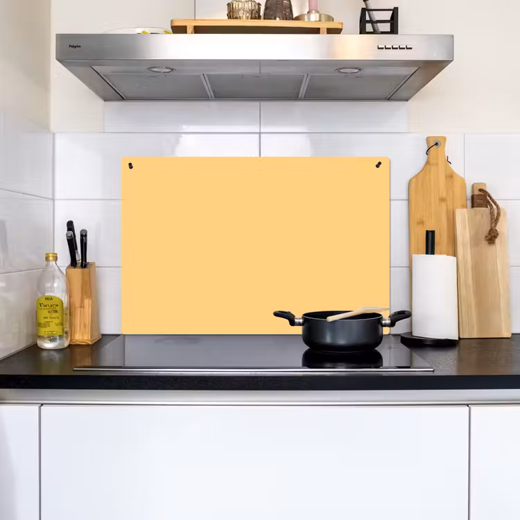 Apricot - Ice - Oranje Inductie beschemer met haakjes klein 777 -sfeer2