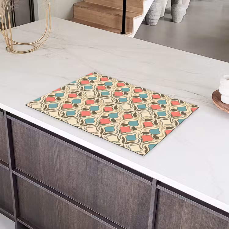 Barok - Retro - Kleurrijk Inductie beschermer vinyl 3mm klein 276 -sfeer8