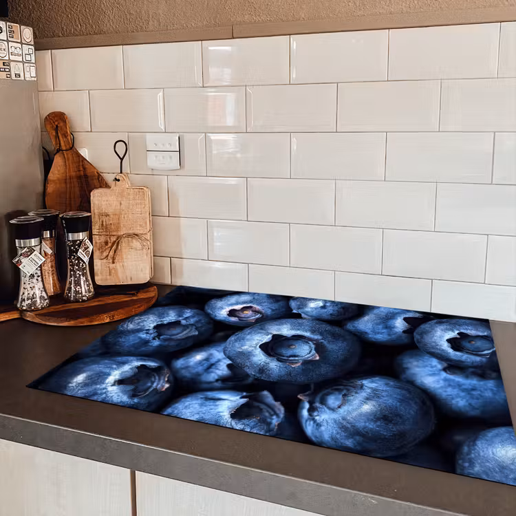 Bessen - Blauw - Fruit Inductie beschermer vinyl 3mm klein -sfeer3