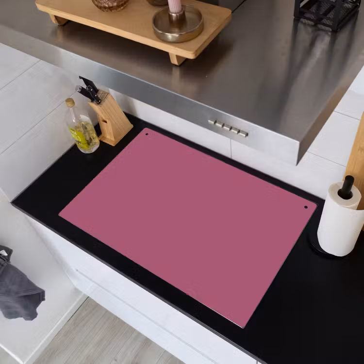 Berry - Roze -Pink Inductie beschemer met haakjes klein 777 -sfeer1