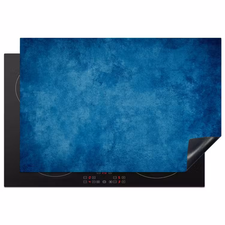Blauwe Betonmystiek Inductie beschermer vinyl 3mm klein -3d