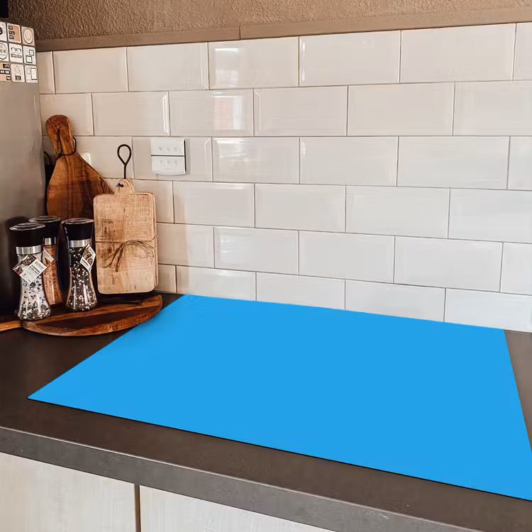 Blauw - Licht - Kleuren Inductie beschermer vinyl 3mm klein 276 -sfeer3