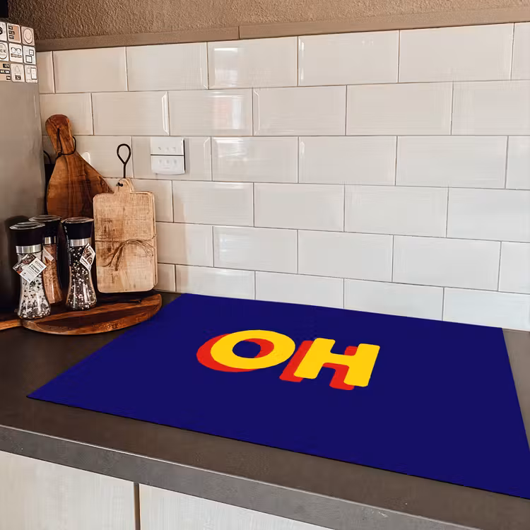 Blauw - Geel - OH - Schaduw Inductie beschermer vinyl 3mm klein -sfeer3
