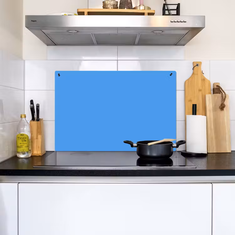 Bright - Azure - Blauw Inductie beschemer met haakjes klein 777 -sfeer2
