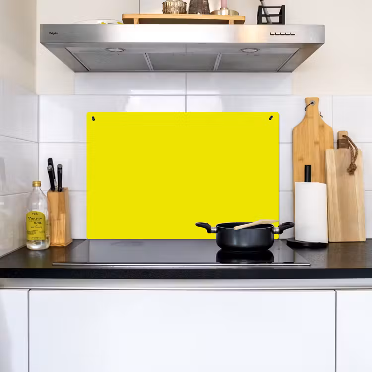 Bright - Canary - Geel Inductie beschemer met haakjes klein 777 -sfeer2