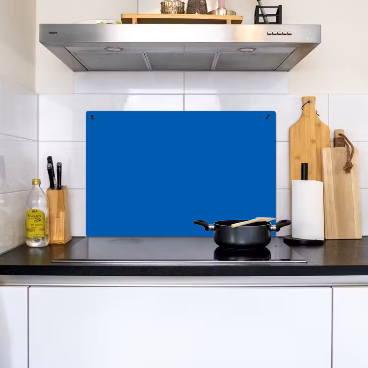 Classic - Azure - Blauw Inductie beschemer met haakjes klein 777 -sfeer2