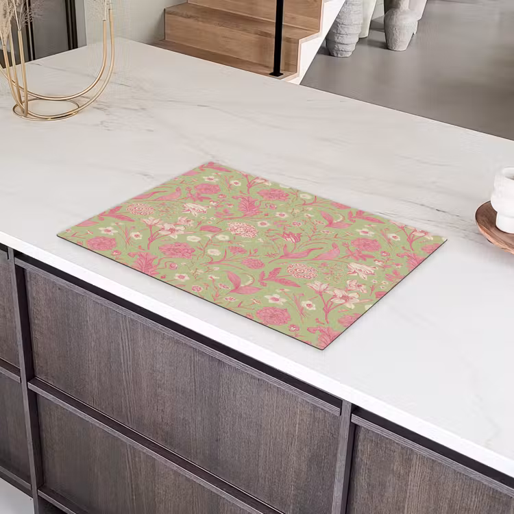 Classic - Pink - Mint Inductie beschermer vinyl 3mm klein 276 -sfeer8