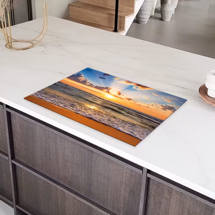 Kustlijn bij Winterzon Inductie beschermer vinyl 3mm klein -sfeer8