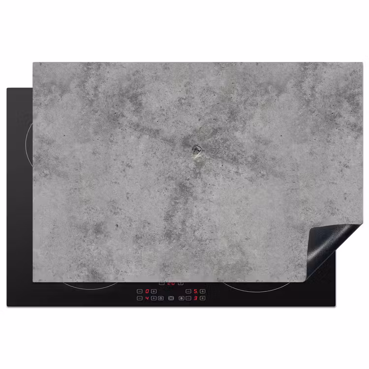 Beton - Grijs - Patronen Inductie beschermer vinyl 3mm klein 276 -3d
